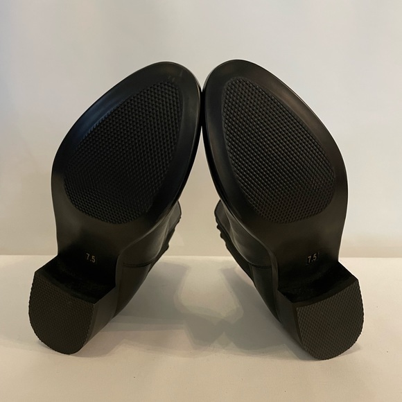 NWOB!! Steve Madden Women's Dover Ankle Boot, Black Leather, Sz 7.5 - Picture 8 of 16